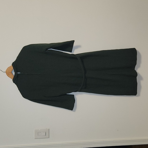 Vintage Forest Green Button-Up Midi Dress - Picture 5 of 9